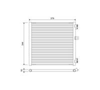 Kondensator, Klimaanlage VALEO 822660