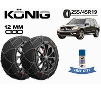 Konig Schneeketten 12MM X12PRO GR 252 255/45R19 Für Mercedes GLK (X204)