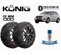 KONIG Schneeketten 12mm X12PRO GR 255 255/55R18 Für Mercedes CL M (W166) 11-15