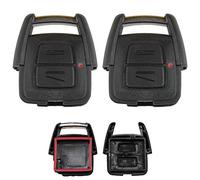 KONIKON 2 Stück Autoschlüsselgehäuse Auto 2 Tasten Schlüssel Gehäuse Funk Fernbedienung Autoschlüssel Neu passend für OPEL Opel Astra Meriva Corsa Omega Zafira Ersatz