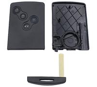 KONIKON Auto Schlüssel Funk Fernbedienung 1x Keycard Gehäuse 4 Tasten + 1x Notschlüssel für Renault Koleos Captur Clio Scenic ZOE Laguna Megane