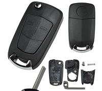 KONIKON Autoschlüssel Schlüsselgehäuse Klappschlüssel Funkschlüssel Fernbedienung Schlüssel Gehäuse 2 Tasten Auto Neu passend für Opel Vectra Astra Corsa Signum Zafira