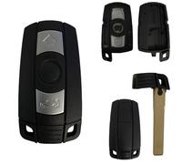 KONIKON Schlüsselgehäuse Gehäuse Schlüssel Autoschlüssel Auto Fernbedienung inkl. Rohling 3 Tasten Neu passend für BMW 5er M5 E60 E61 6er E63