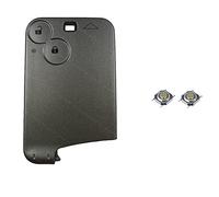 KONIKON Schlüsselgehäuse Schlüsselkarte Funk Fernbedienung Gehäuse passend + 2X Taster Ersatz Mikrotaster Autoschlüssel Neu für Renault Megane Scenic Laguna