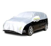 Konnfeir Halbgarage mit Baumwolle, Allwetter-Auto-Karosserieabdeckungen, für drinnen und draußen, für alle Jahreszeiten, wasserdicht, staubdicht, UV-beständig, schneefest, universell (passend für