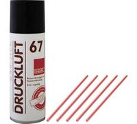 Kontakt Chemie DRUCKLUFT 67 Druckluftspray nicht brennbar, inkl. 5 Sprühröhrchen 100 ml