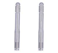 KooingTech 2 Stück Radmontagehilfe Fixierbolzen, Montagehilfe Radwechsel | M14 X 1.5 Edelstahl Reifen Montagehelfe, Edelstahl