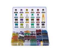 Kopinma 300 Stück Sicherungen Kfz, Sortiment Autosicherungen Set für Autos, PKW, Mittlere und Kleine Sicherungen, Gemischte Sicherungen für Motorräder, Mini Kfz Sicherungen Set mit Box