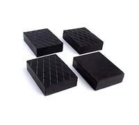 Kora Satz 4 Stück Gummiblöcke 120x80x40mm, schwarz