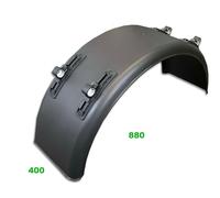 Kotflügel Breite 400 Spannweite 880mm Konsolen für Ø42mm Tragrohr LKW Anhänger