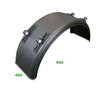 Kotflügel Breite 450 Spannweite 900mm Konsolen für Ø42mm Tragrohr LKW Anhänger