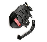 Kotflügelabdeckung Für H-ONDA X-ADV750 XADV750 Forza750 2021-2022 Motorrad Kotflügel Hinten Spritzschutz Kennzeichenrahmen Zubehör(Black 1)