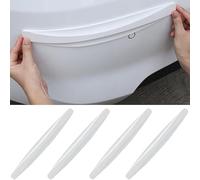 KPIRXO 4 Stück Stoßstangenschutz für Mercedes Benz B Class B180 B180d B200 B200d, Auto Vorne Und Hinten Stoßstange Schutzstreifen Karosserie Anti-Kratz-Schutzstreifen,B/White