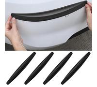 KPIRXO 4 Stück Stoßstangenschutz für VW Caddy 2004-2020 2021 2022 2023 2024-pr, Auto Vorne Und Hinten Stoßstange Schutzstreifen Karosserie Anti-Kratz-Schutzstreifen,A/Black