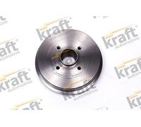 KRAFT AUTOMOTIVE 1x Bremstrommel ohne Radlager Hinten 6065120 Hinterachse, Kompatibel mit: DACIA LOGAN, RENAULT 19 I Chamade, 19 II, 19 II Cabriolet, 19 II Chamade, 19 II Kasten/Schrägheck, CLIO II