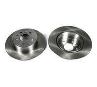KRAFT AUTOMOTIVE 2x Bremsscheibe hinten Ø286 mm Voll für Opel Vectra B J96 1.6i