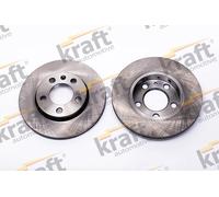 Kraft Automotive Bremsscheibe 6040460 vorne – 239 mm – für VW/Skoda Polo 4 (9A4/9A2/9N2) – 2x