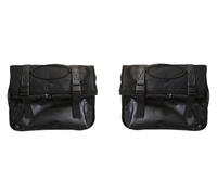 Kraftrad Gepäckträger hinten Für Brixton Für Crossfire 500 GK500 Gepäckträger Hinten Motorrad Hecktasche Reise Seitentaschen Kofferraum Rücksitz Mit Schultergurten Rucksack(Black Left and Right)