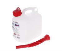 Kraftstoff-Kanister transluzent 5l mit flexiblem Auslaufrohr