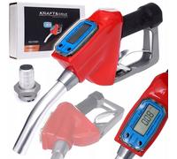 Kraftstoff Zapfpistole mit LCD Anzeige Durchflusszähler Diesel Benzin Pistole 1"