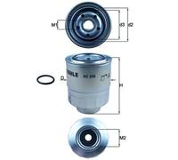 MAHLE ORIGINAL Kraftstofffilter KC 256D