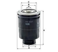MANN-FILTER Kraftstofffilter passt zu: CITROEN C4 AIRCROSS, HONDA ACCORD VII, CR-V II, CR-V III, MITSUBISHI ASX, ECLIPSE CROSS, LANCER VIII, OUTLANDER II, OUTLANDER III, PEUGEOT 4008 1.8D/2.2D 01.04- WK 9057 Z