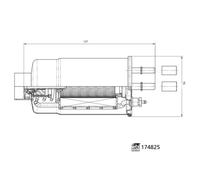 Kraftstofffilter FEBI BILSTEIN 174825