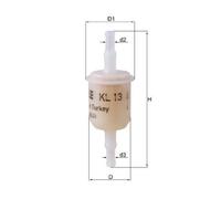 Kraftstofffilter für Lada 1200-1600 1.2 1.3 70 bis 05 Knecht 16400F2600 5650170