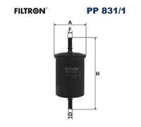 Kraftstofffilter für Opel Corsa F P2JO Crossland X P17 Mokka Vivaro A | 2423670