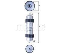 Kraftstofffilter KNECHT KL 1102 für AUDI VW KAYSER CUPRA