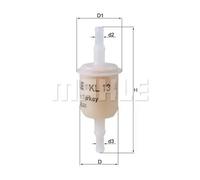 MAHLE KL 13 OF Kraftstofffilter für LADA 1200-1601