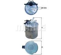Kraftstofffilter Leitungsfilter KL 440/37 KNECHT für NISSAN NAVARA NP300
