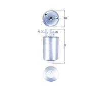 KNECHT Kraftstofffilter kl505 Leitungsfilter 188mm für SSANGYONG TATA