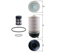 MAHLE Original Kraftstofffilter KX 581 KIT für Mercedes-Benz