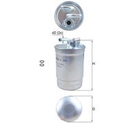 Kraftstofffilter MAHLE KNECHT KL554D