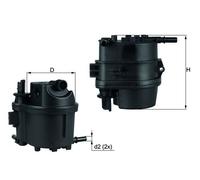 MAHLE KL 779 Kraftstofffilter