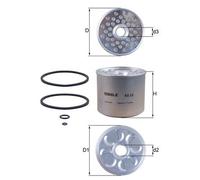 MAHLE KX 23D Kraftstofffilter für CITROËN C3 III (SX)