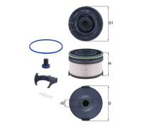 Kraftstofffilter Mahle Original KX 533KIT
