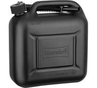 Hünersdorff Benzinkanister Standard 813500, 20 Liter, Kunststoff, mit Ausgießer, schwarz