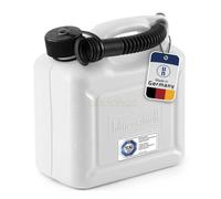Kraftstoffkanister, Kunststoffkanister 5 Liter Benzinkanister, Dieselkanister weiß