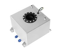 Kraftstofftank, Alu Renntank Motorsport Tank mit Sensor, Aluminium-Renntank, Benzintank Motorsport mit Großem Fassungsvermögen für Alle Arten von Rennwagen/Trucks/SUV 20L