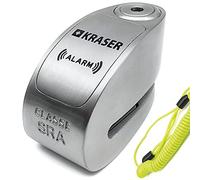 KRASER KR14S Bremsscheibenschloss Alarm für Motorrad, Roller, Motorradschloss Bremsscheibenschloss mit Zulassung Hohe Sicherheit, Motorradschloss mit Alarm Motorrad Schloss Bremsscheibe, 14mm