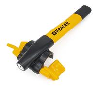 KRASER KR855Y Diebstahlsicherung Lenkradkralle, Lenkradschloss, Hohe Sicherheit Lenkradsperre, Universal Auto PKW Wohnwagen, Gelb