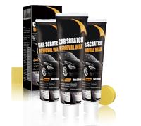 Kratzer Entferner Auto, Auto-Kratzer-Reparaturpaste 120ml, Scratch Remover Wax mit Schwamm, Lack Reparatur Polieren Paste, Politur Paste Kunststoff Restaurator Renovierungspflege (3PC)