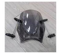 Kratzfester Motorrad Windschild Für CFMOTO 700 CLX 700CLX 700CL-X CLX700 Verstellbare Halterung 7/8" 22mm Lenker Windschutzscheibe Windschutz Windabweiser(Gray)