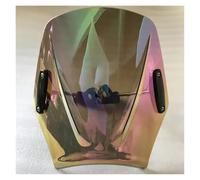 Kratzfester Motorrad Windschild Für CFMOTO 700 CLX 700CLX 700CL-X CLX700 Verstellbare Halterung 7/8" 22mm Lenker Windschutzscheibe Windschutz Windabweiser(Iruidium)