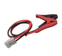 Krokodilklemmen Kabelbaum 50A 8AWG für Auto für ladegerät, Hochleistungs Steckverbinder mit Drehbarer Buchse, PVC Isoliertes Batteriekabel 1M für 12V-24V Fahrzeuge, Nylon Gehäuse