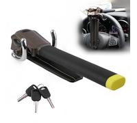 KRTHNI Lenkradkralle, Lenkradsperre Auto, für Dacia Duster, Diebstahlsicherung Auto, Strapazierfähig, Universelle Passform, 3 Schlüssel,A