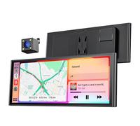 Krunia 9,26" Drahtloses Tragbares CarPlay Display für Apple CarPlay & Android Auto, OTA-Updates, Rückfahrkamera, Mirror Link, Bluetooth 5.0, Sprachsteuerung, GPS-Navigation, FM