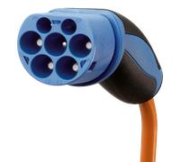 efuturo Ladekabel gerade, Ende offen auf Typ 2, mit Wallbox-Anschluss, 3 Phasen 5 m, bis zu 22 kW